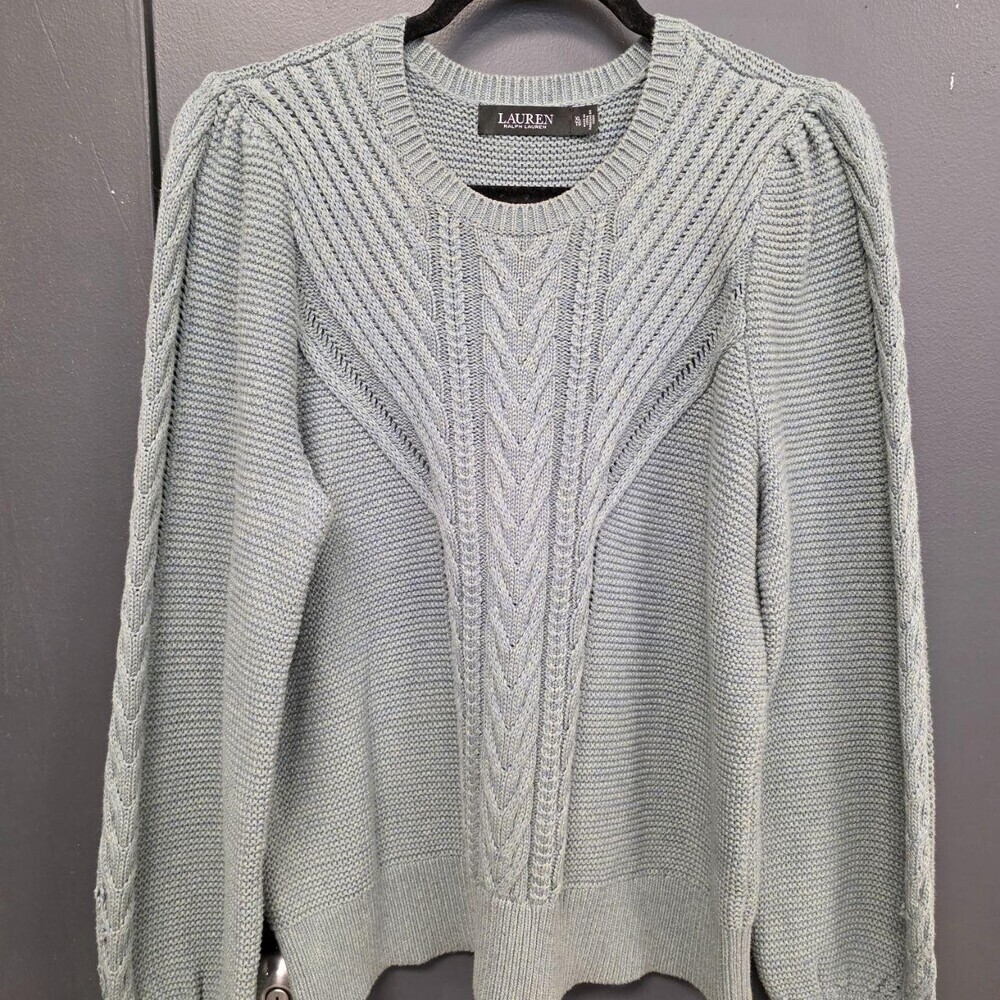 Ralph Lauren Women's Green and Blue Shirt
